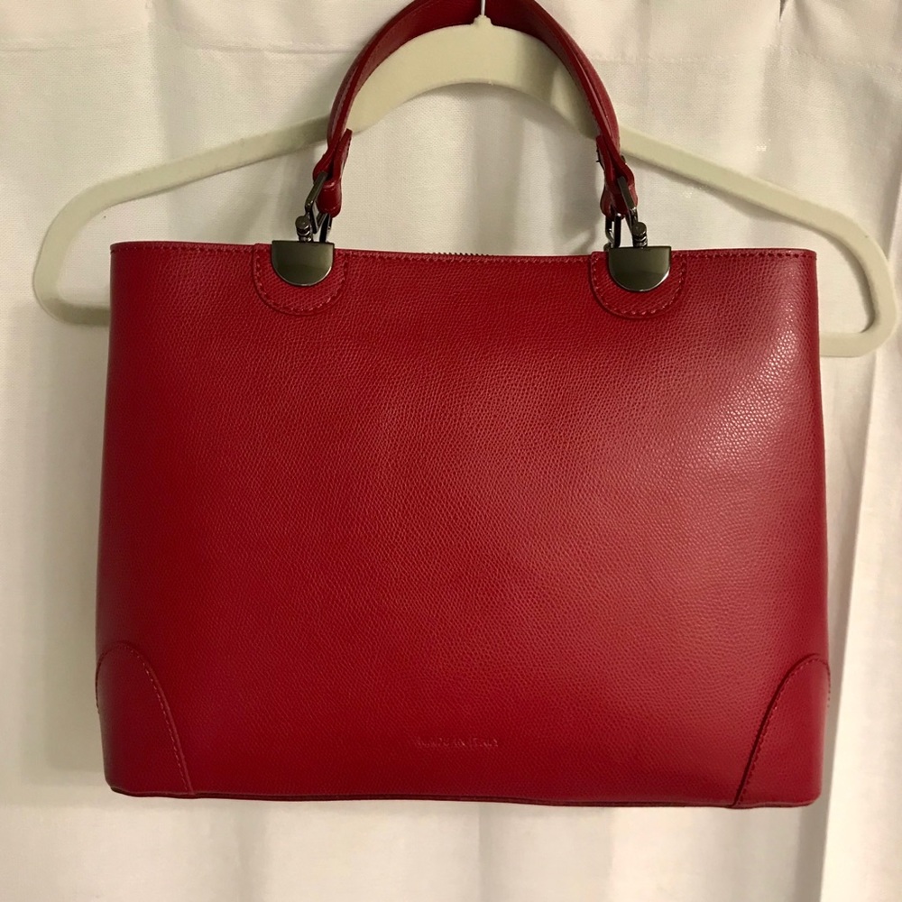 Divina Firenze Genuine Leather Red Purse